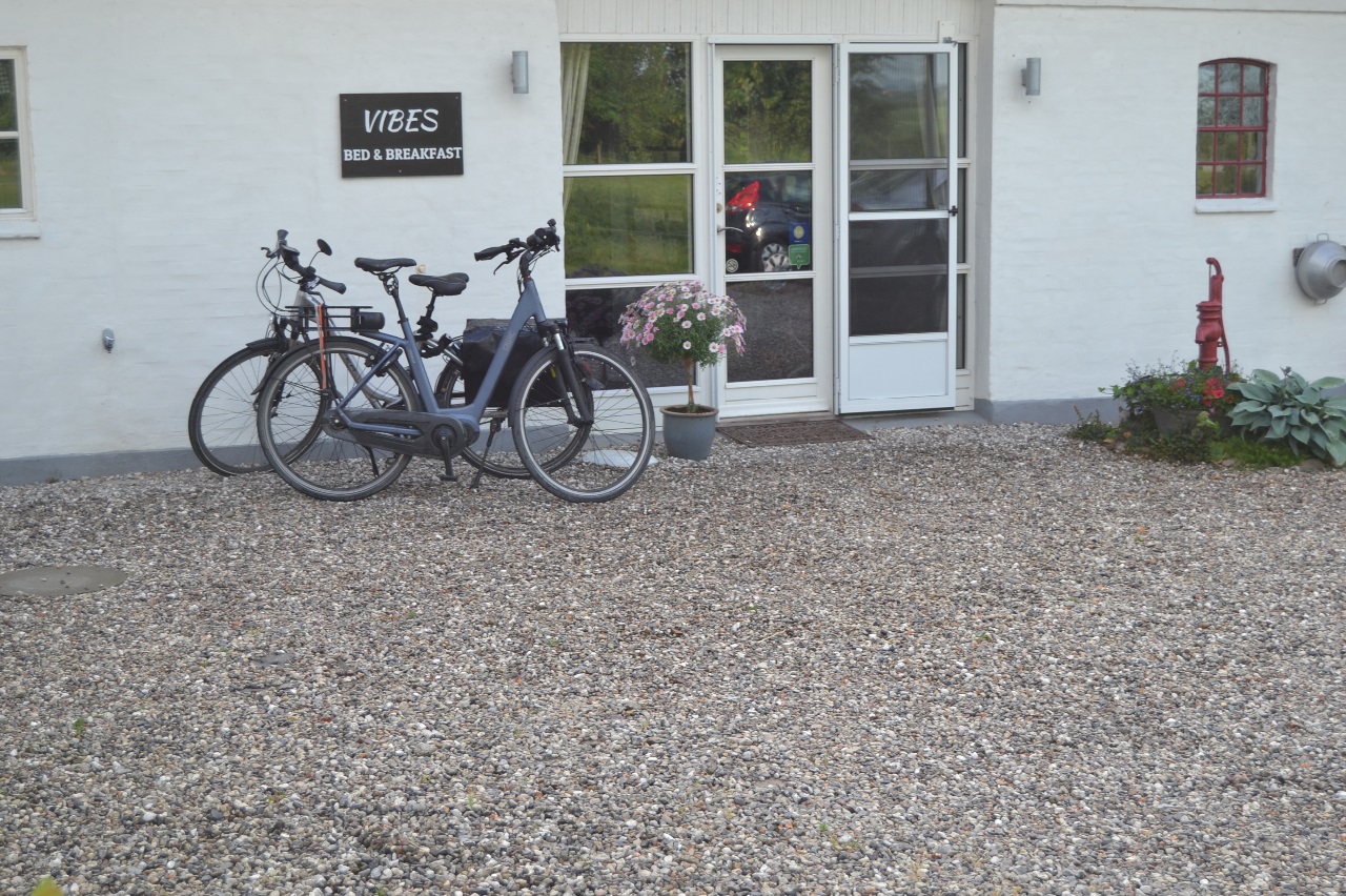 Et ældre par fra Holland bookede sig ind en sen eftermiddag. De var rundt i Danmark på elcykler. Det bringer minder frem om vores egne cykelferier rundt på de danske øer..vi er enige om at det har været nogen af vores allerbedste ferier. Man oplever og sanser på en helt anden måde.. dufte, vinden i håret, og kan lave små stop hvis der dukker noget spændende op på vejen. Det give en følelse af frihed som man ikke får hvis man sidder i en bil. 